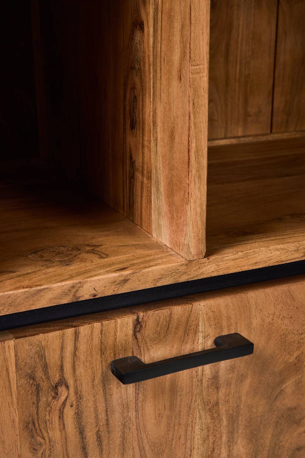 Novità Home Farley - Mobile Libreria 8 Scomparti 2 Sportelli