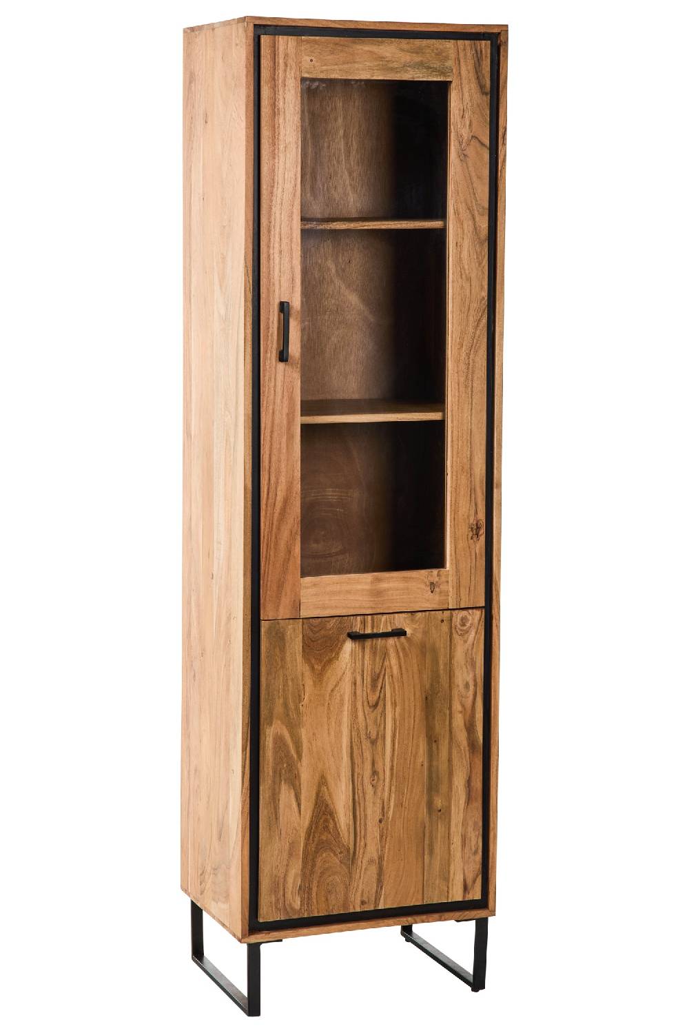 Novità Home Farley - Vetrinetta Alta 1 Sportello Vetro 1 Sportello Chiuso