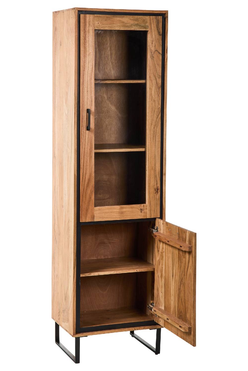 Novità Home Farley - Vetrinetta Alta 1 Sportello Vetro 1 Sportello Chiuso