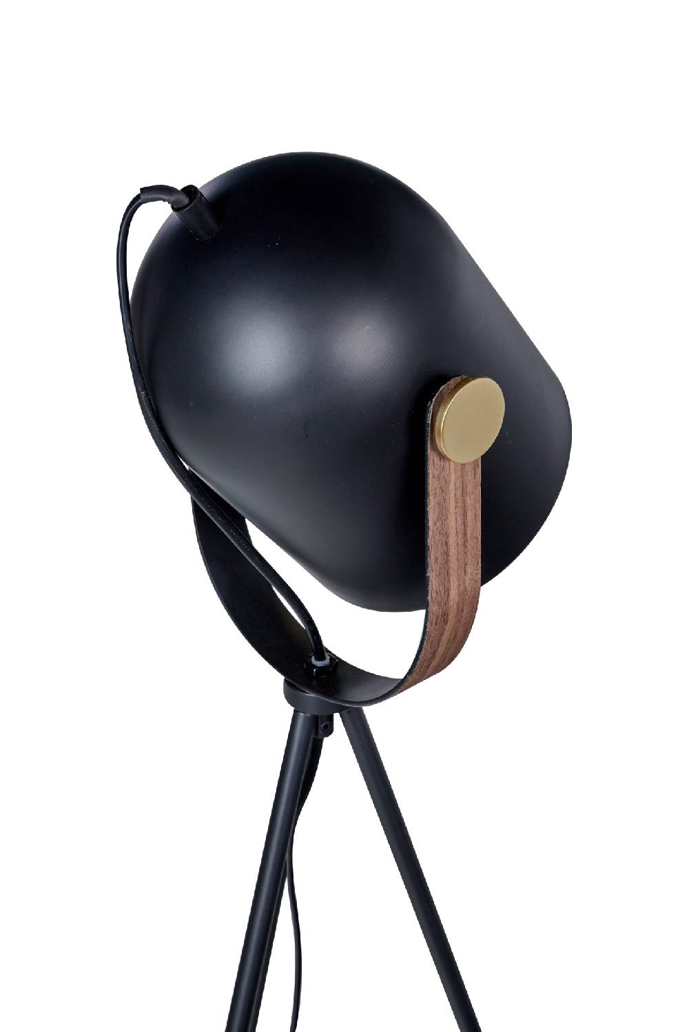 Novità Home Faro - Lampada Da Terra Su Treppiede In Metallo Nero