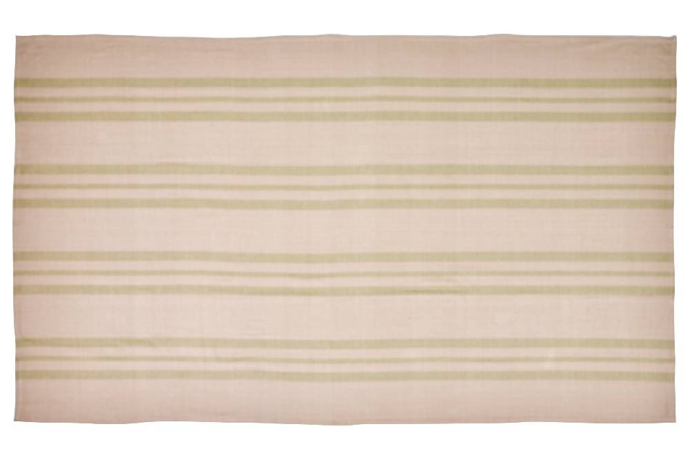 Novità Home Favignana - Tovaglia Trama Telaio Naturale Riga Verde 140X240