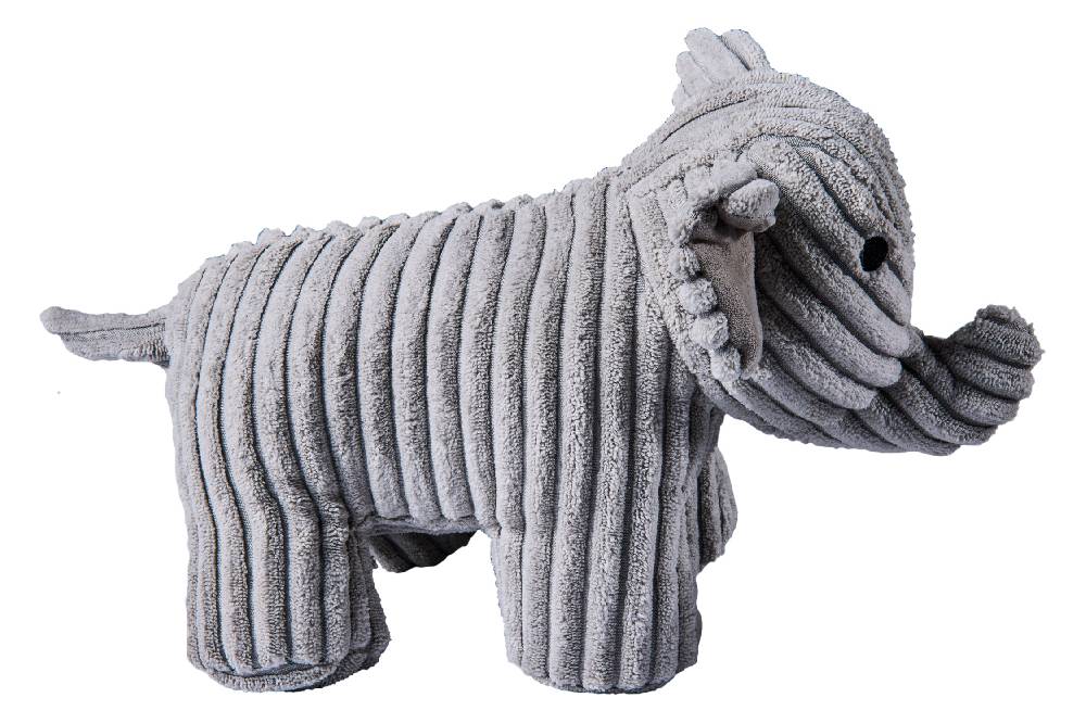 Novità Home Fermaporta - Elefante Velluto Coste Grigio