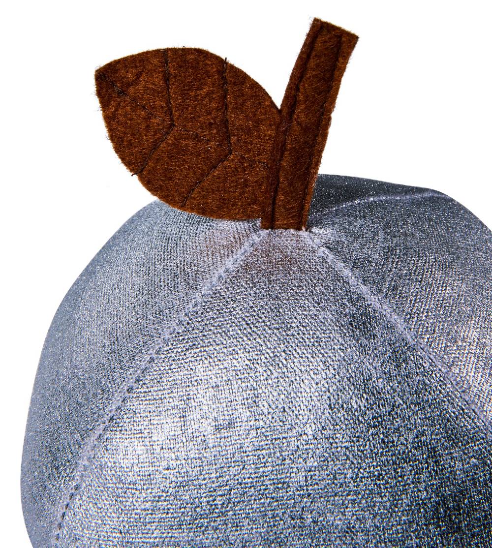 Novità Home Fermaporta - Mela Argentata In Simil Pelle