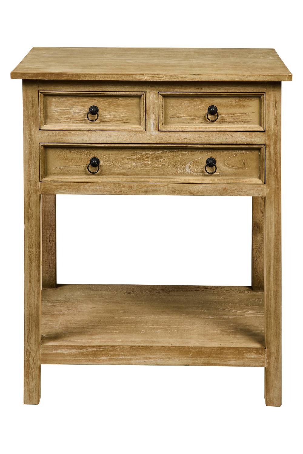 Novità Home Floriane - Mobiletto Comodino 4 Casetti Natural Vintage