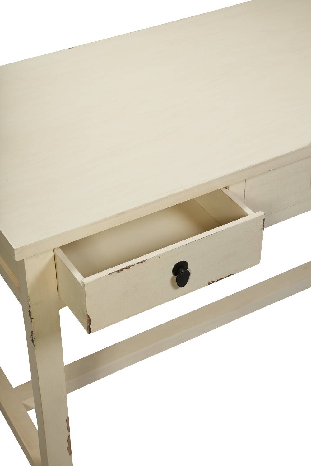 Novità Home Fuji - Scrivania 3 Cassetti In Legno Bianco