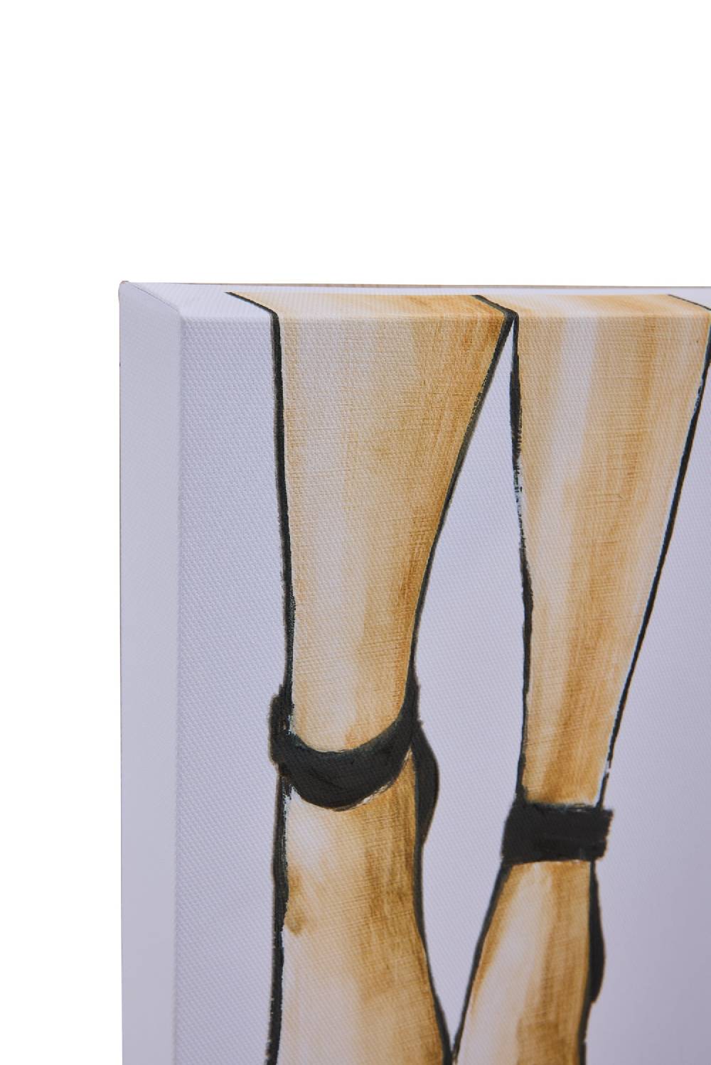 Novità Home Gallery - Tela Dipinbta Tacchi E Bulldog Francese