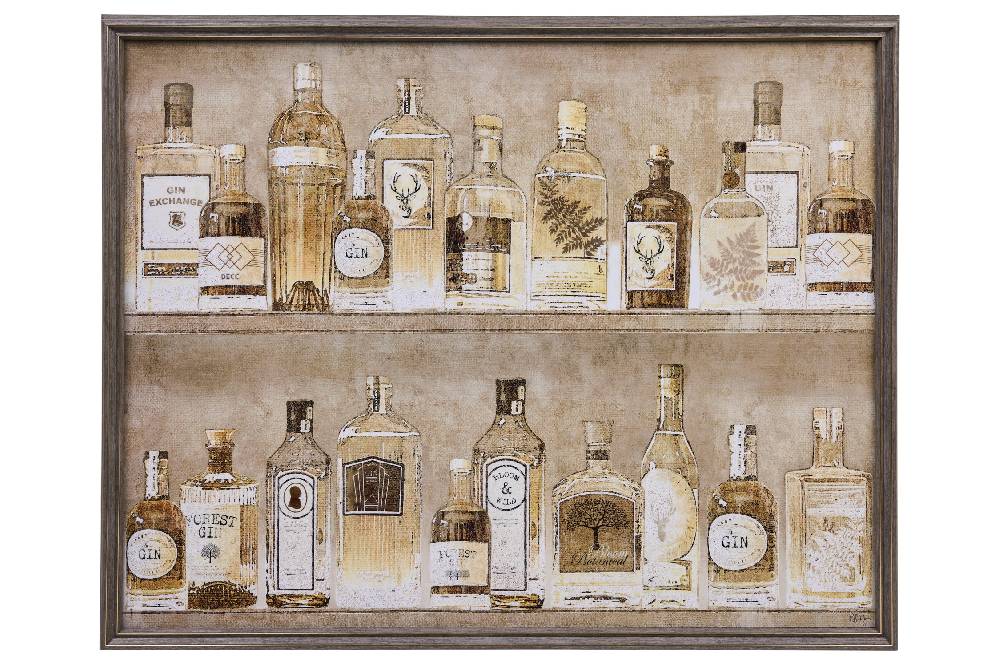 Novità Home Gallery - Tela Dipinta Selezione Di Liquori