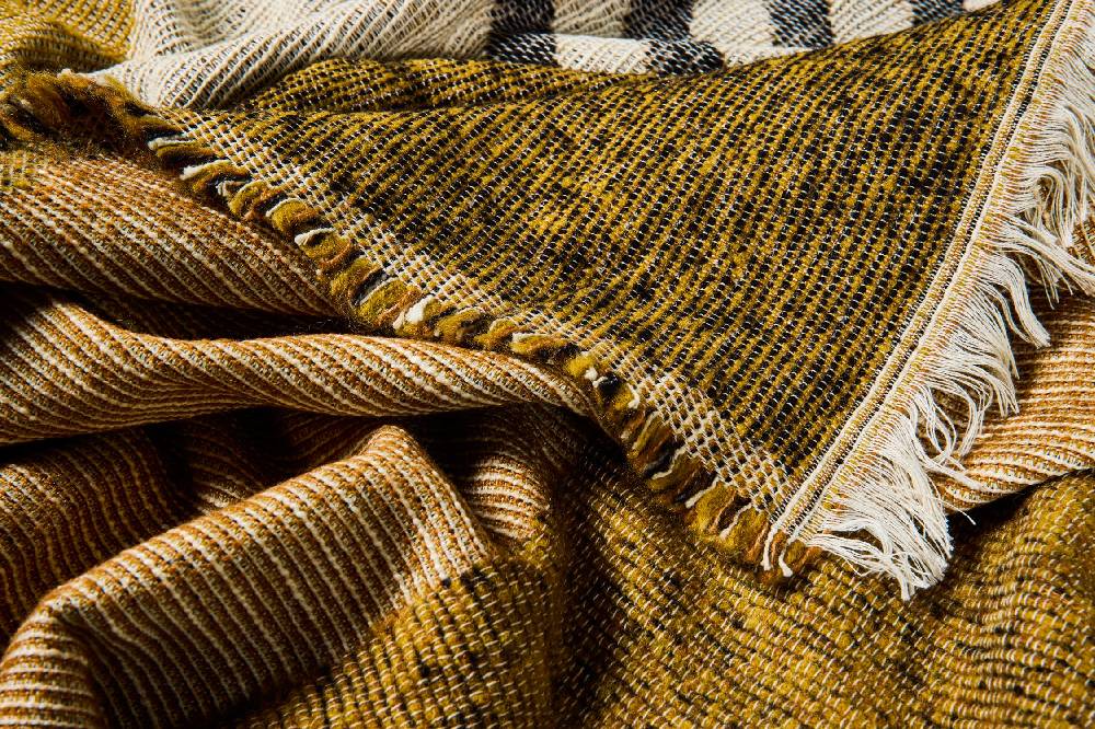 Novità Home Geometric - Blanket Tonalita Beige 130X150