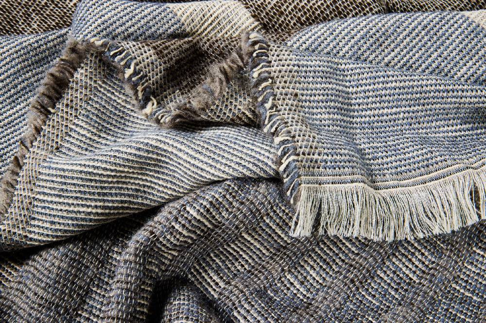 Novità Home Geometric - Blanket Tonalita Grigia 130X170