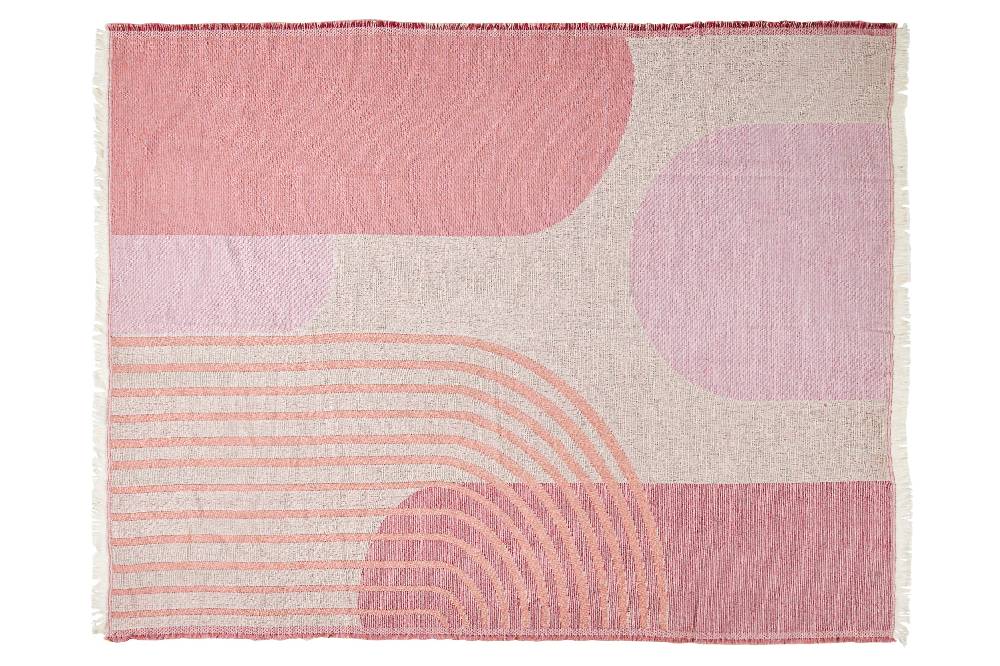 Novità Home Geometric - Blanket Tonalita Rosa 130X170