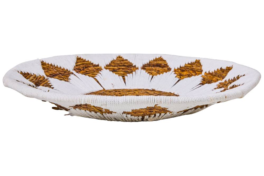 Novità Home Gipsy - Piatto Decorativo Da Appendere In Seegrass E Macrame