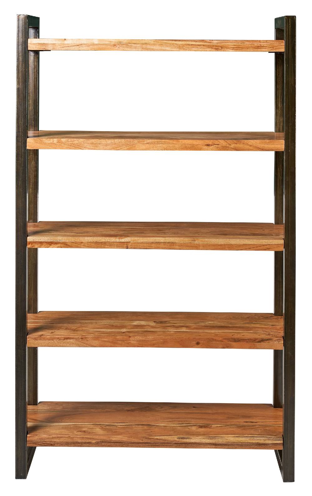 Novità Home Gosberg - libreria 5 ripiani in legno e metallo