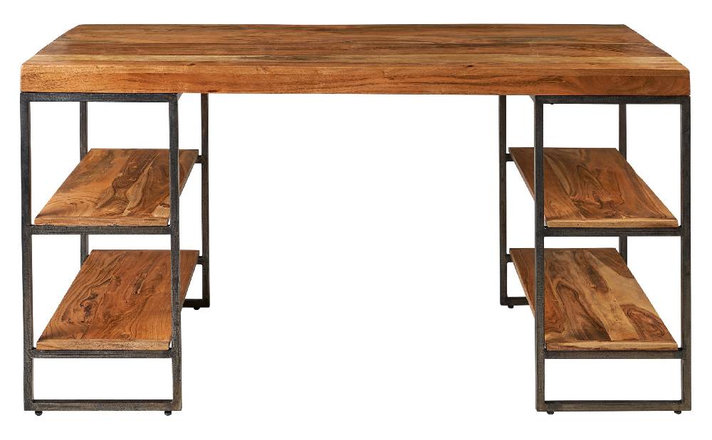 Novità Home Gosberg- scrivania con mensole in legno e metallo