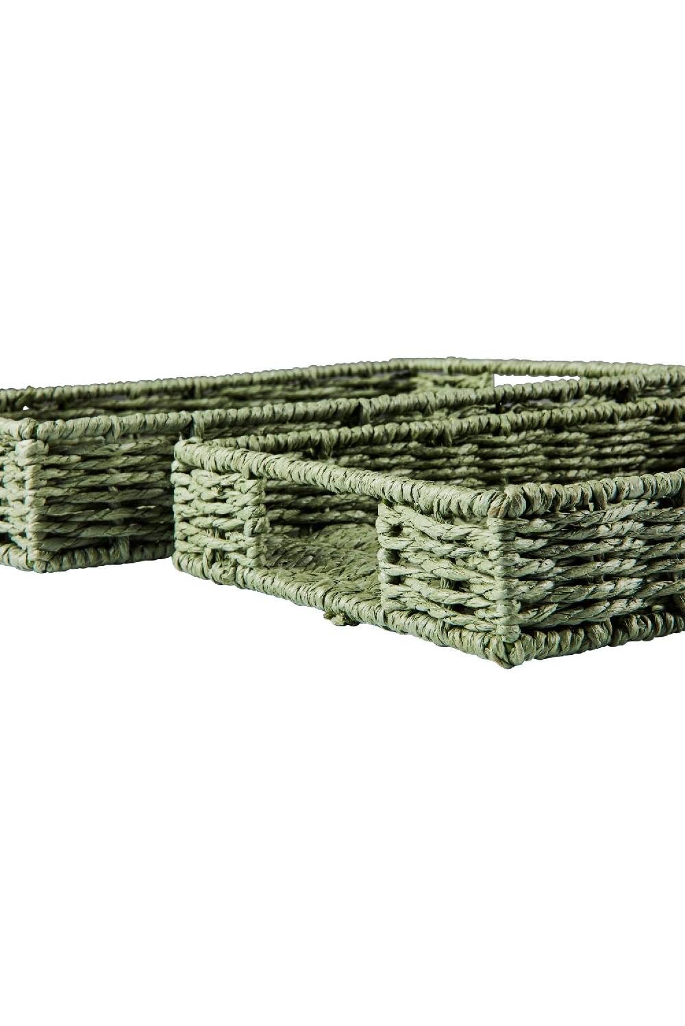 Novità Home Gourmet - Cesto Vassoio Rettangolare Green Set 1/2