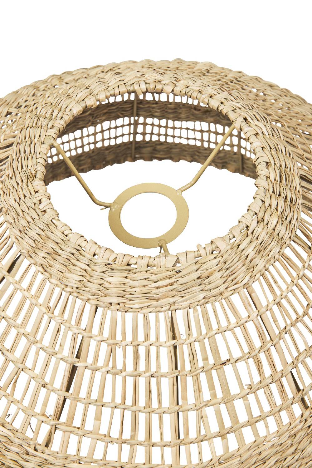 Novità Home Handmade - Cappello Lamp.Erba Naturale Trapezio Isoscele Bombato