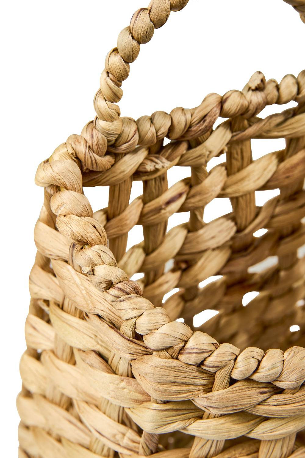 Novità Home Homemade - Cesta Da Parete Intreccio Trama Traforata