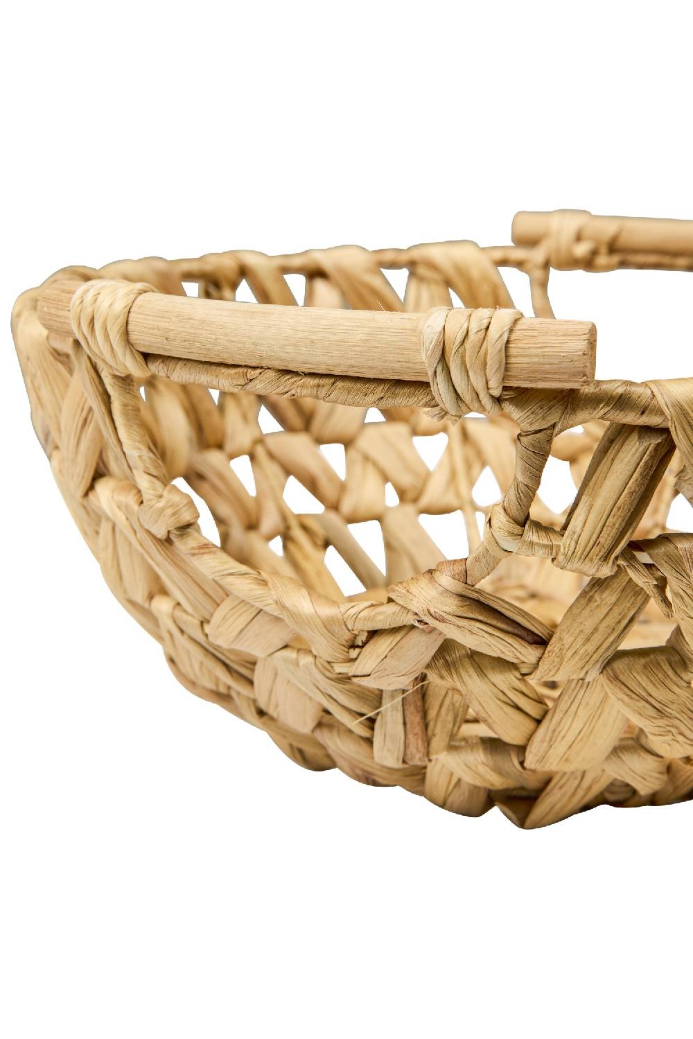 Novità Home Homemade - Cesta Porta Frutta Con Manici Trama Treccia