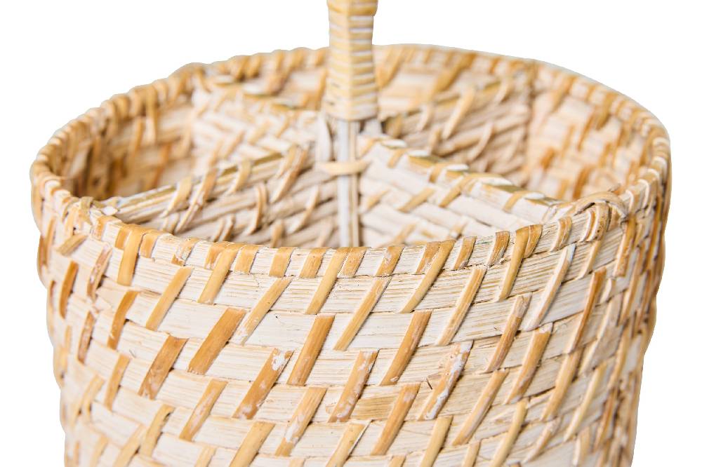 Novità Home Homemade - Cestino Tondo Porta Spezie Con Manico