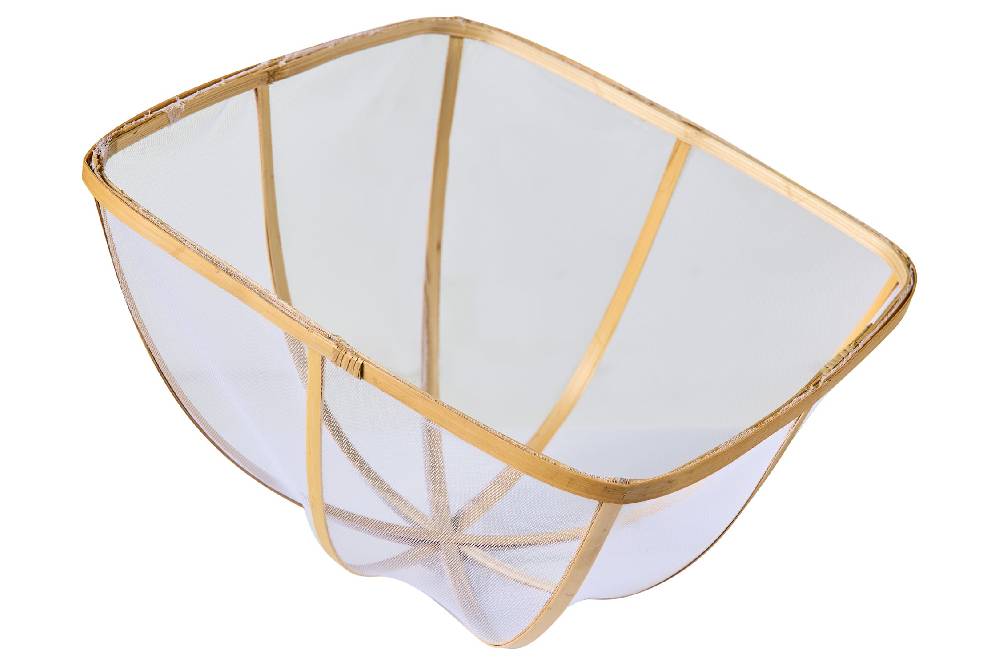 Novità Home Homemade - Coprivivande Trasparente Base Quadrata Naturale