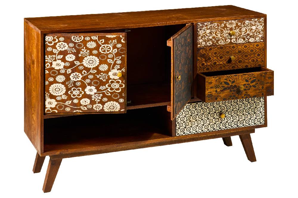 Novità Home Honfleur - Credenza 2 Sportelli 4 Cassetti