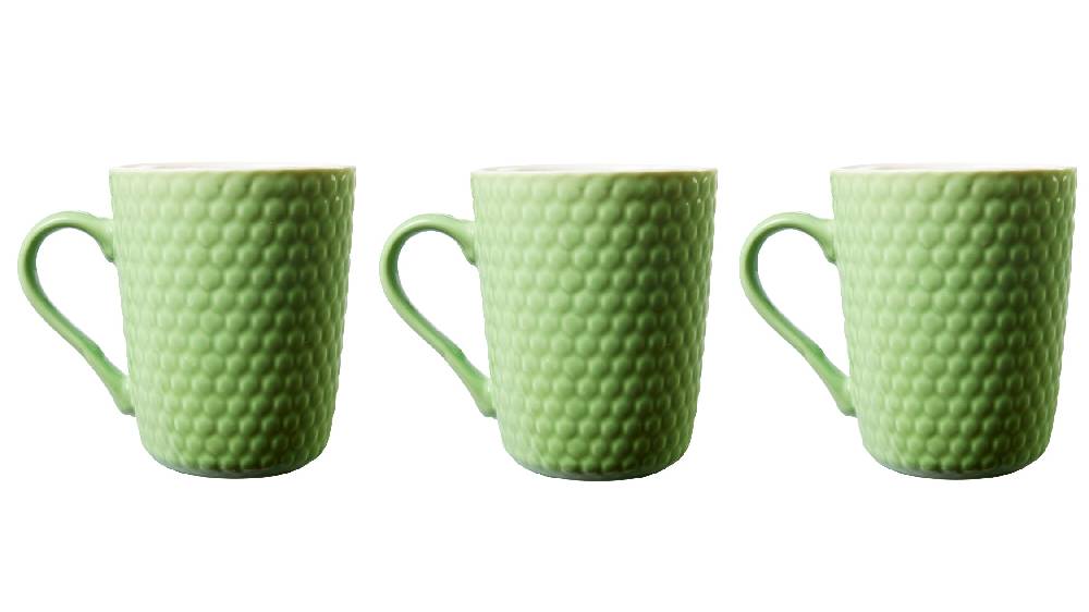 Novità Home Imperfect - Bubbles Tazza Verde Con Rilievo Pallino