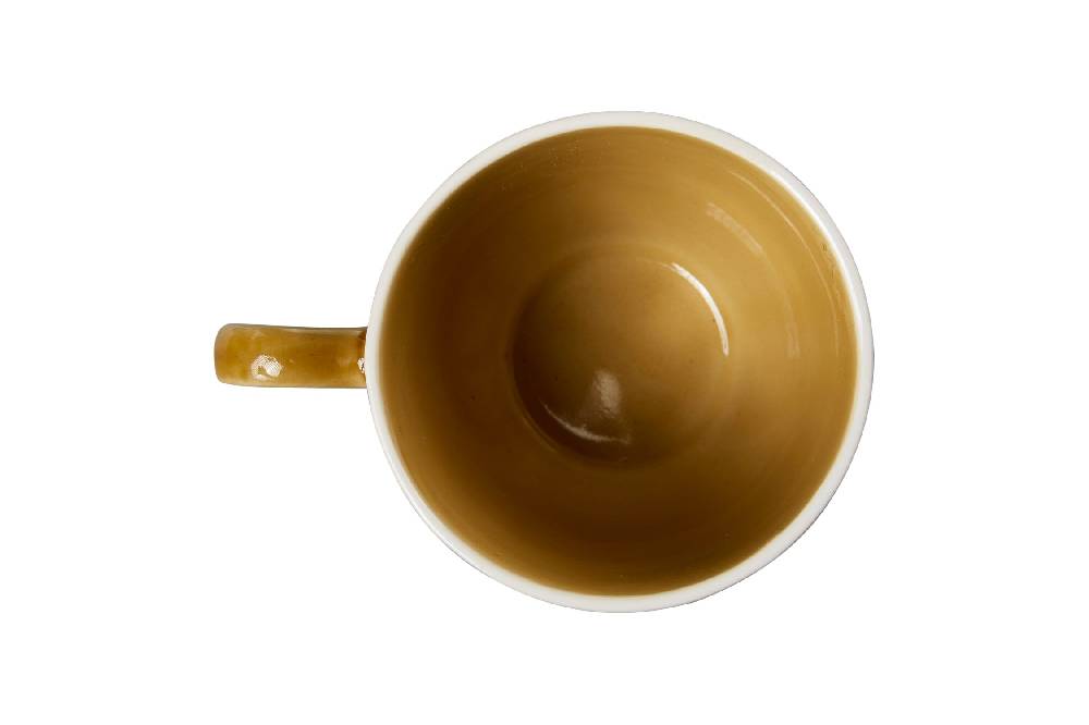 Novità Home Imperfect - Egipt Tazza Color Ocra Con Rilievi