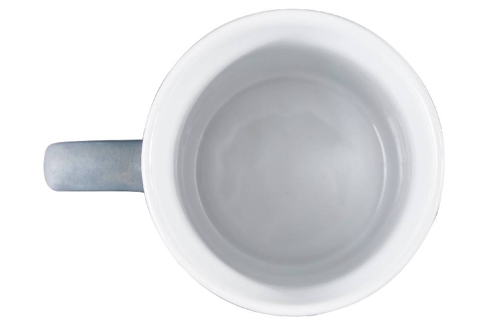 Novità Home Imperfect - Lauro Tazza Grande Grigio E Bianco