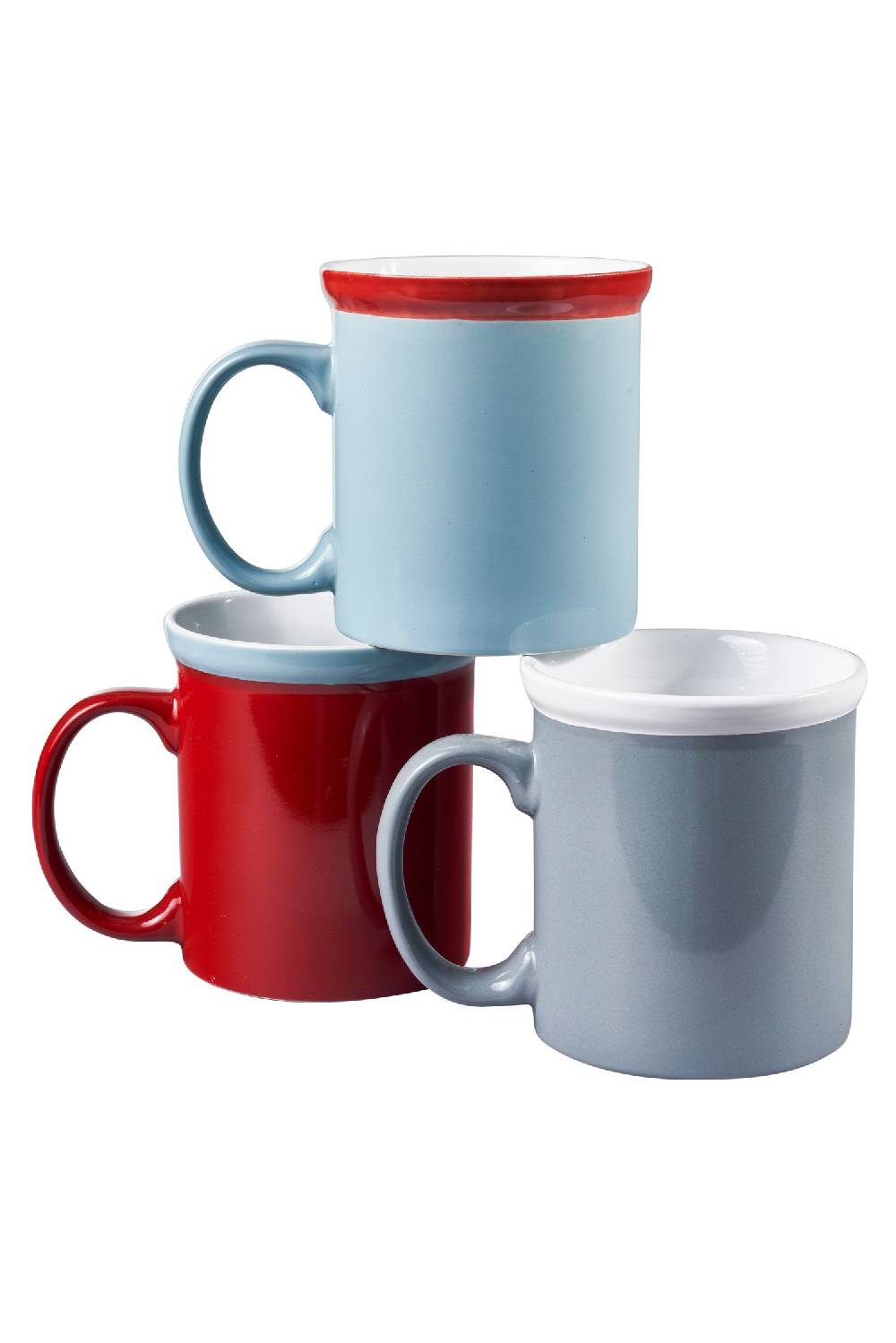 Novità Home Imperfect - Lauro Tazza Grande Grigio E Bianco