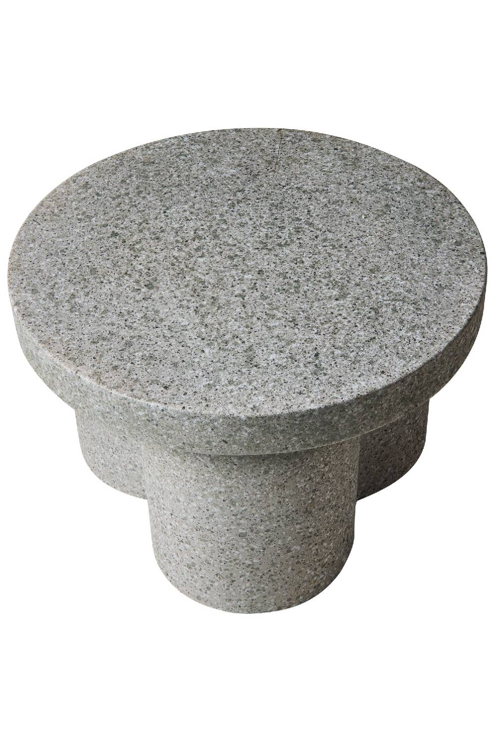 Novità Home In & Out - Tavolino In Polyresina Graniglia Grigia