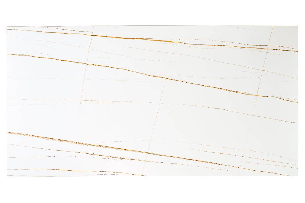 Novità Home In Out - Tavolo In Pietra Sinterizzata E Alluminio Bianco 160cm