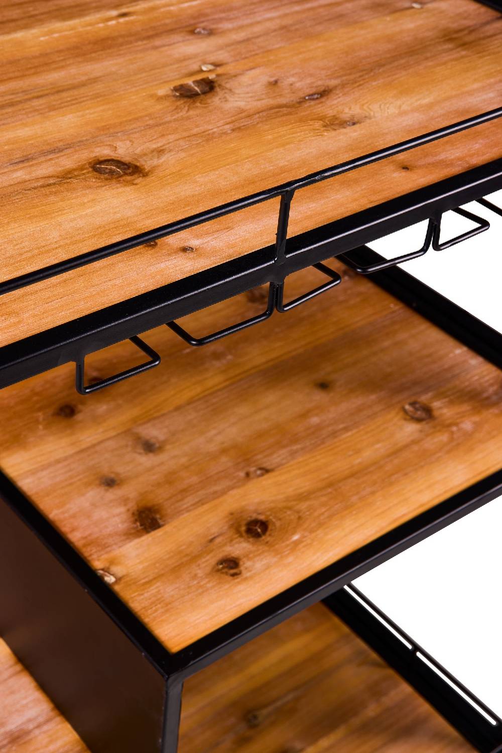 Novità Home Innovation - Carrello Tre Ripiani Con P.Ta Bottiglie