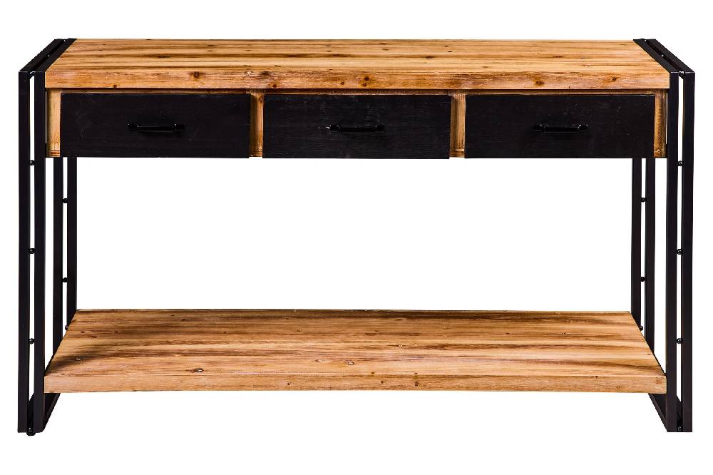 Novità Home Innovation - Credenza Con Ripiano Basso E 3 Cassetti Smontabile