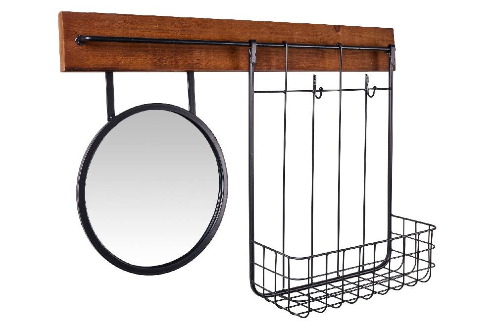 Novità Home Innovation - Mensola Da Appendere Con Specchio