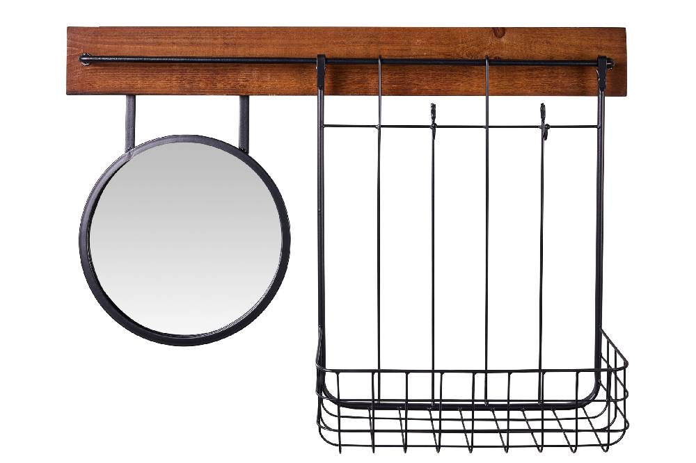 Novità Home Innovation - Mensola Da Appendere Con Specchio