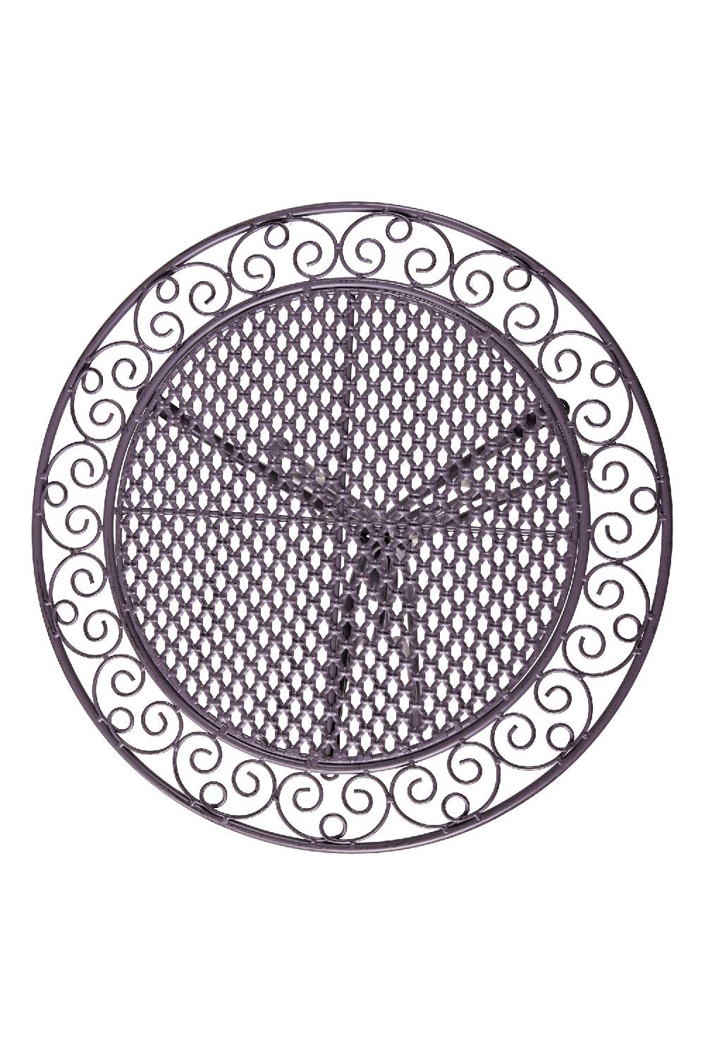 Novità Home Isabelle - Set 1/3 Tavolo Con Due Sedie Grigio