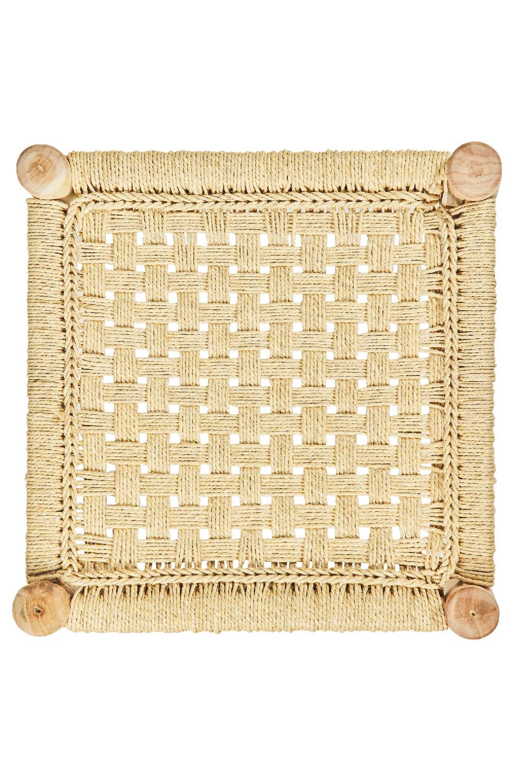 Novità Home Jambe - Sgabello Intreccio Corda Color Naturale