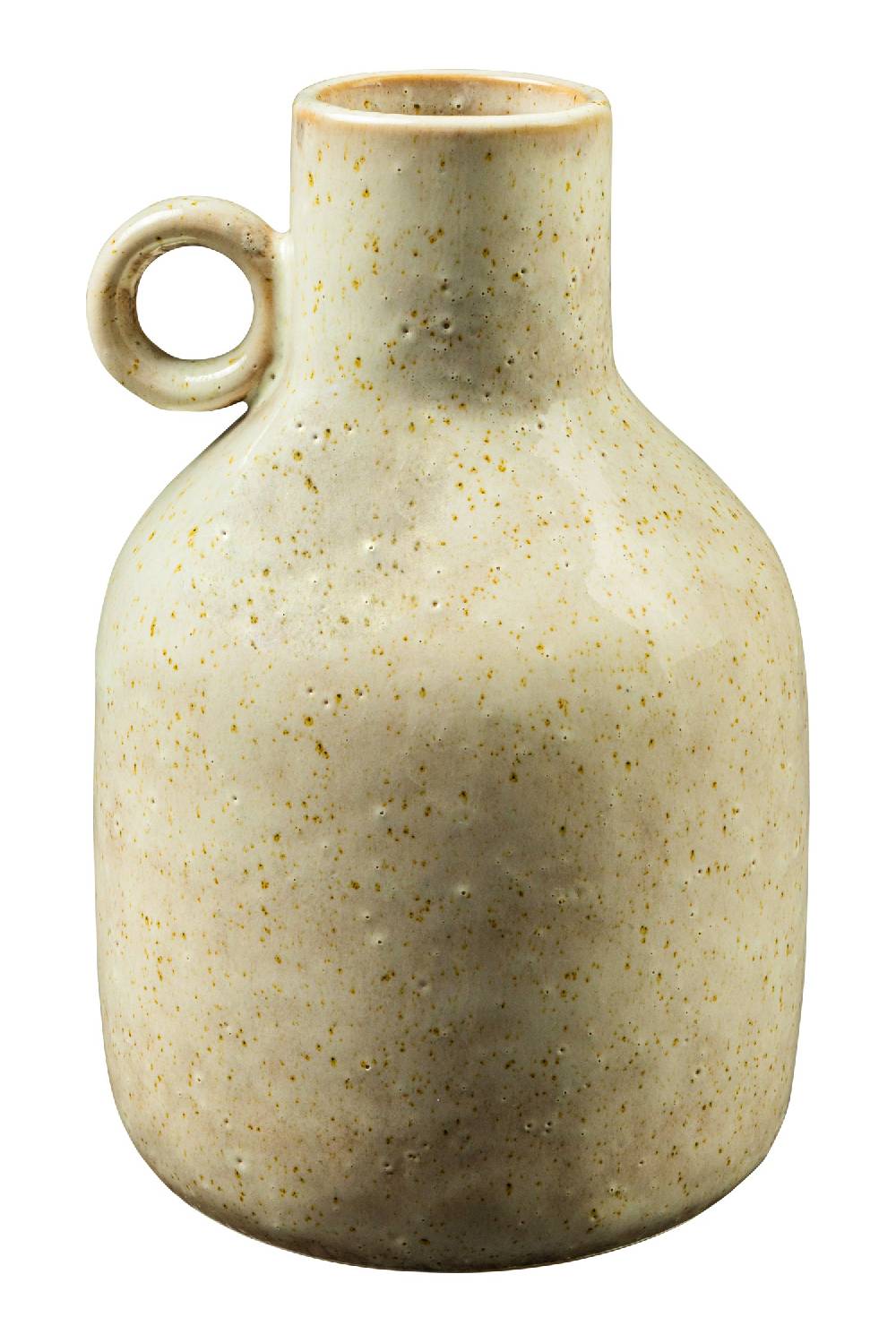 Novità Home Jarron - Vaso Con Manico Anello Antic Cream Finish