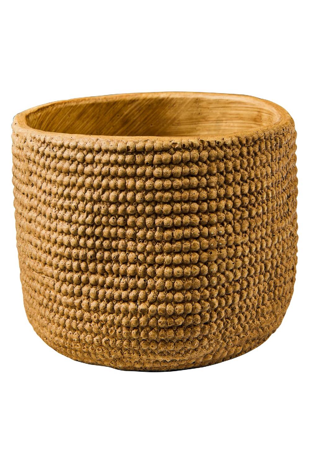 Novità Home Juta Cement - Vaso Disegno Juta Bucle Misura 16X13