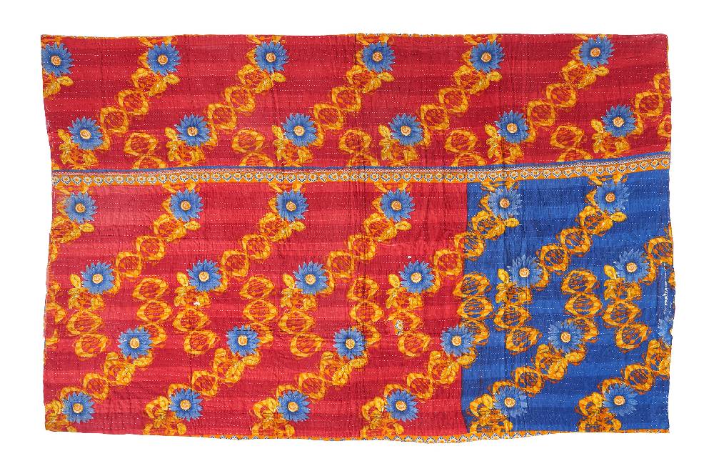 Novità Home Kantha - Copriletto Originale In Cotone - 150x220 - Assortiti