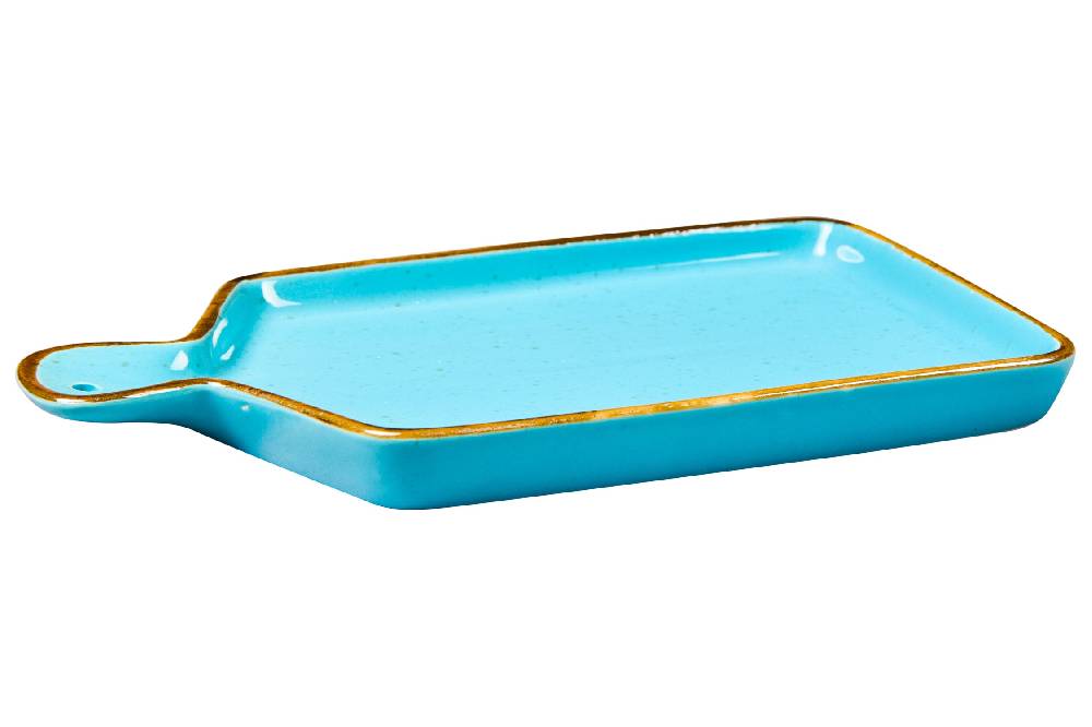 Novità Home Kitchen - Piattino A Forma Di Tagliere Celeste