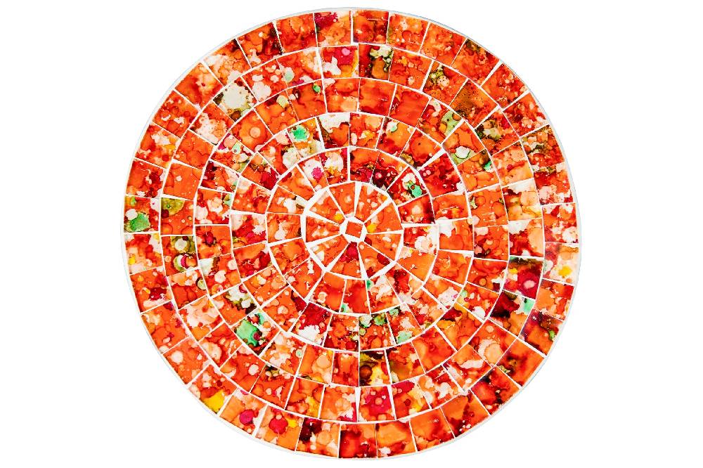 Novità Home Kitcken - Sottopentola Mosaico Tonalita Arancio
