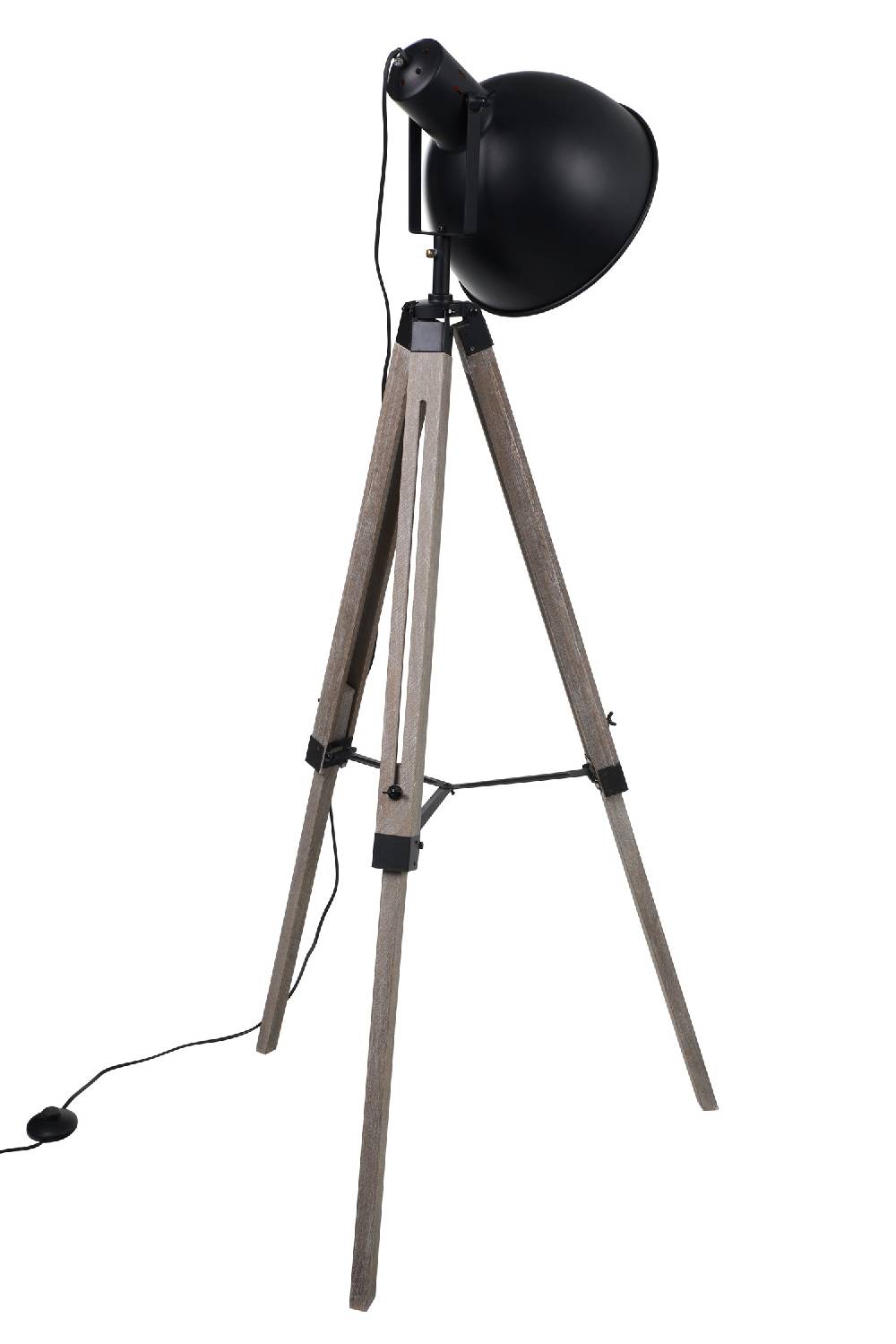 Novità Home Lampada Regista Da Terra Con Faro Color Ottone