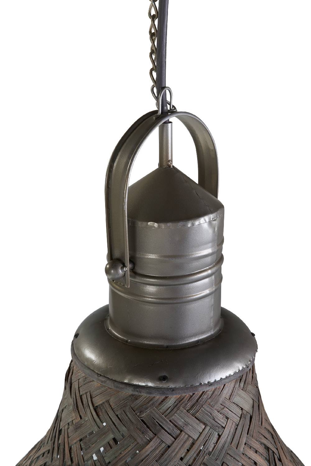 Novità Home Lampadario Intreccio Cupola Chiaro Bambu