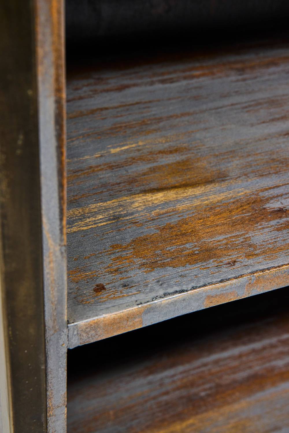 Novità Home Leicester - Libreria Alta Con Ripiani E 2 Cassetti Grey