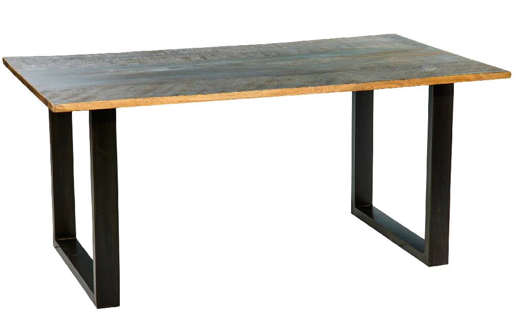 Novità Home Leicester - Tavolo Pranzo Irregolare Mis.180 Con Prolunghe Grey