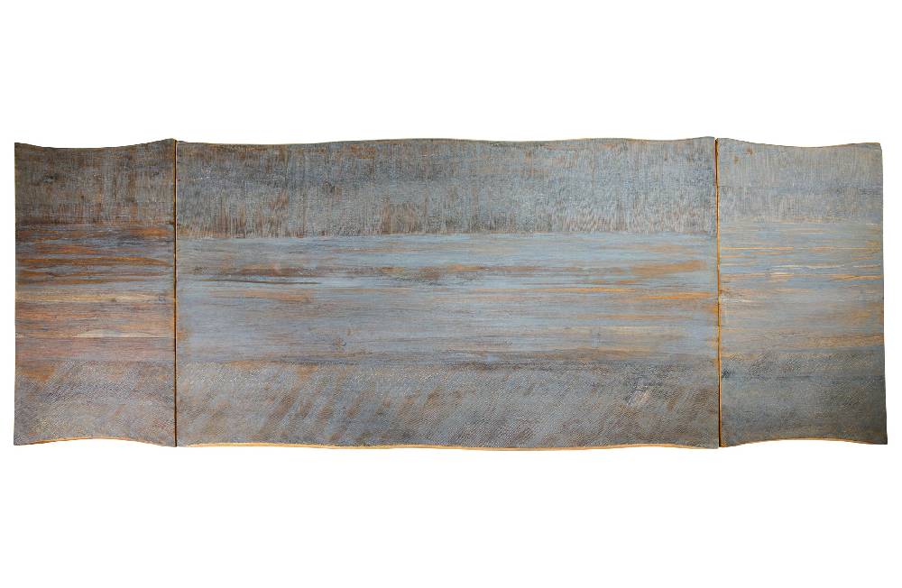 Novità Home Leicester - Tavolo Pranzo Irregolare Mis.180 Con Prolunghe Grey