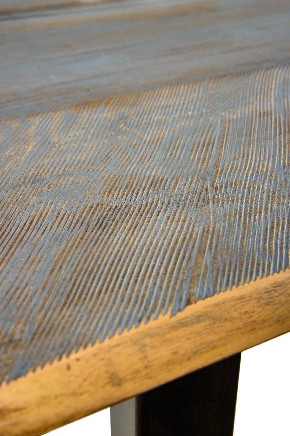 Novità Home Leicester - Tavolo Pranzo Irregolare Mis.180 Con Prolunghe Grey