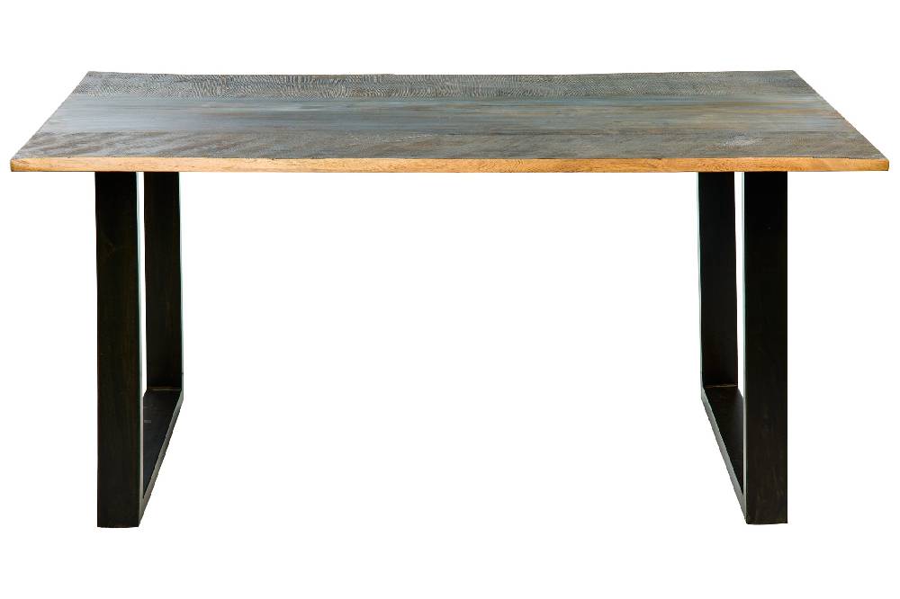 Novità Home Leicester - Tavolo Pranzo Irregolare Mis.180 Con Prolunghe Grey