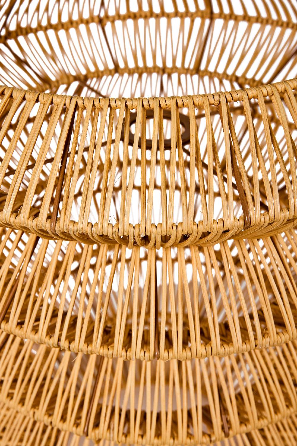 Novità Home Lumiere - Cappello Lampadario Design Midollino Naturale