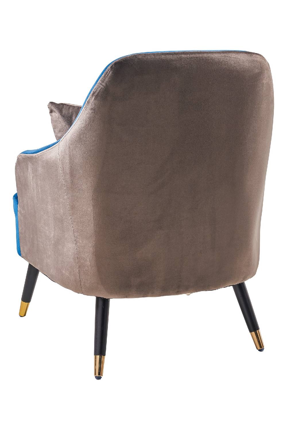 Novità Home Mariaceleste - Poltrona Doppio Colore Con Cuscino Grigio